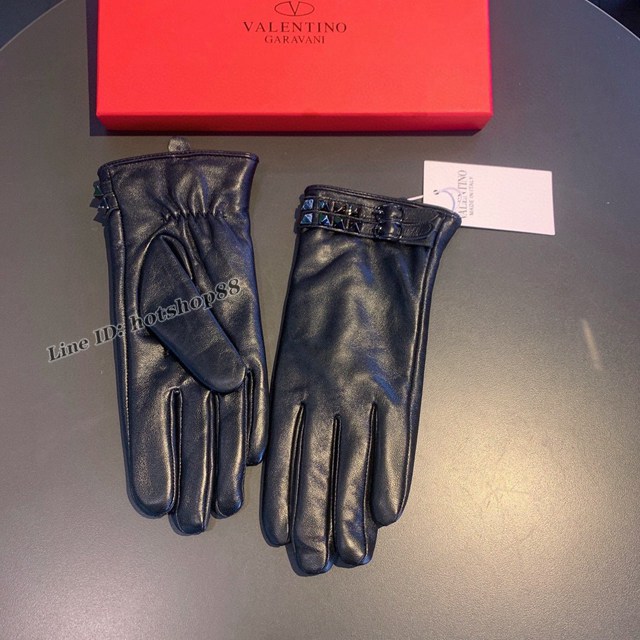 VALENTINO華倫天奴時尚觸屏女款手套 官網同步女士新款高檔羊皮手套 mmyj1677